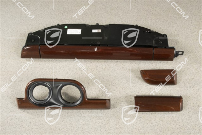 Dashboard trim moulding set / kit, Mahagoni