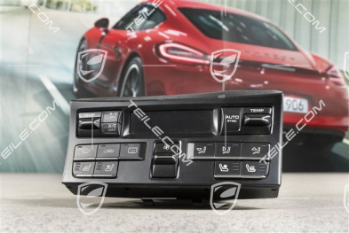 Bedienteil - Klimaanlage,Schwarzmatt / Chrom
