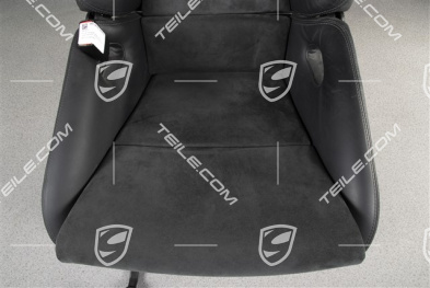 Sportschalensitz, klappbar, Heizung, Leder/Alcantara, GTS Schriftzug, Schwarz, L