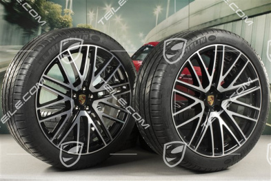 21" koła letnie, komplet, Turbo Design, felgi 9,5J x 21 ET27 + 10J x 21 ET19 + NOWE opony letnie Michelin 265/40 R21 + 295/35 R21, z czujnikami ciśnienia