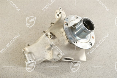 Front suspension steering knuckle / hub carrier, with rear axle steering, central lock R, KPL