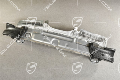 Rear bumper support rail