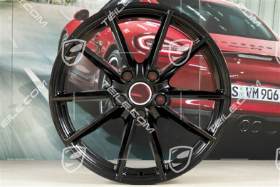20" Felga Carrera S, 8,5J x 20 ET53, czarny wysoki połysk