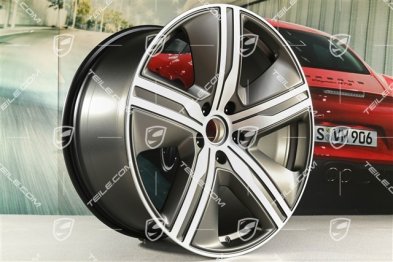 22" felga Macan Exclusive Design, 11J x 22 ET47, Turbonite, lewa
