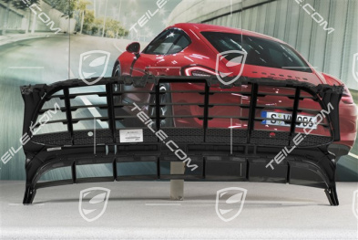 Front bumper Grille centre / middle w/o PDC, Black