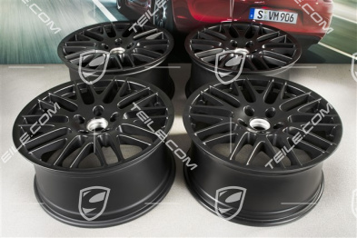20" Felgensatz RS Spyder / GTS, 9,5J x 20 ET47, Schwarz Seidenmatt