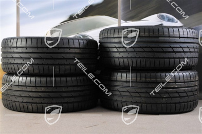 19" Komplet kół letnich Cayman S, 8J x 19 ET57 + 9,5J x 19 ET45 + NOWE opony letinie 235/40 ZR19 + 265/40 ZR19 + RDK