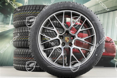 20-inch "RS Spyder Design" winter wheels set, rims 9J x 20 ET26 + 10J x 20 ET19, Dunlop Winter Sport 4D winter tyres 265/45 R20 + 295/40 R20, with TPMS
