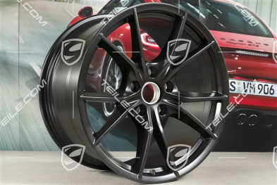 20" Felga Carrera S (IV), 11J x 20 ET56, do 991.2 C4/C4S / do zimowych oponon, czarny satynowy mat