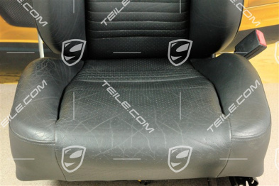 Sitz, manual einstellbar, Heizung, Leder, Schwarz, beschädigt, R