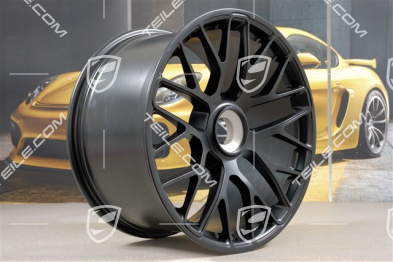 20-inch wheel Turbo S for GTS, central locking, 11J x 20 ET52, black mat