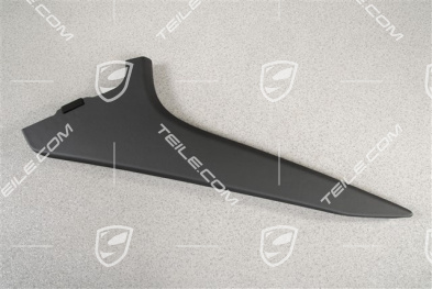 Mittelkonsole, Blende, Leder, seitlich, Schwarz, L