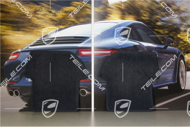 Fussmatten Satz, cabrio/Targa mit BOSE Soundsystem, Seeblau