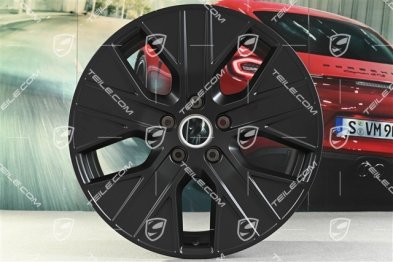 20" Turbo Aero wheel set, 9J x 20 ET54 + 11J x 20 ET60, in satin black