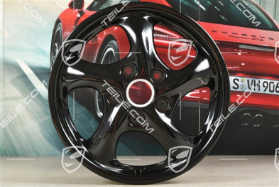 17-inch Carrera wheel, 7J x 17 ET55, black high gloss