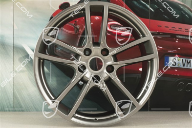 20" Felga Cayenne Sport, 10,5J x 20 ET55, platynowy satynowy półmat