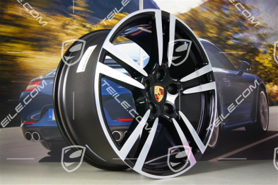21-inch Turbo II wheel, 10J x 21 ET50, black high gloss