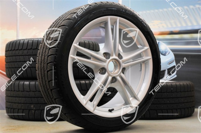 18" Boxster S II Winterräder Satz (Felgen mit Reifen), Felgen vorne 8J x 18 ET57 + hinten 9J x 18 ET43 + Michelin Reifen 235/40 ZR18 + 255/40 ZR18