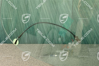 Windscreen / Windshield, heat-insulating with tinted top and Antenna