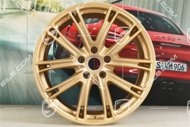 21" Felga Panamera Exclusiv, 11,5J x 21 ET69, Aurum satynowy półmat