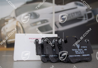 Brake pad set, L+R
