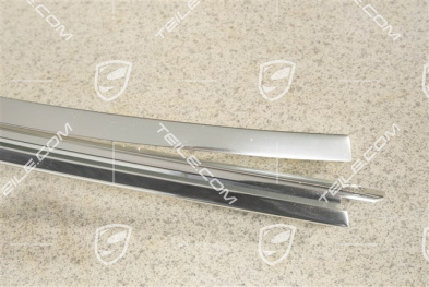 Listwa ozdobna, przednia rama dachu, aluminium, R
