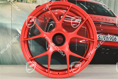 20" Leichtbau Magnesium Felge, 10J x 20 ET45, rot