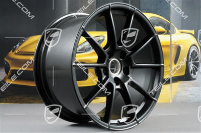 20" wheel rim "Spyder" / "718 Sport", 10,5J x 20 ET47, black silky gloss / mat