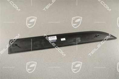 Blende, Tür, vorne, Carbon-Glänzend Schwarz, L