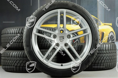 19-inch Carrera winter wheel set, 8,5J x 19 ET54 + 11J x 19 ET69, Continental winter tyres 235/40 R19 + 285/35 R19, with TPMS
