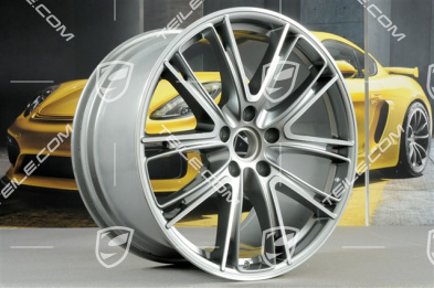 21" Felge Panamera Exclusiv, 11,5J x 21 ET69, Platinsilber-Metallic