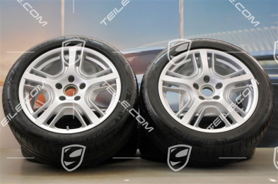 19-inch Panamera Design summer wheel set, wheels 9J x 19 ET 60 + 10J x 19 ET61 + Michelin tyres 255/45 R19+285/40 R19
