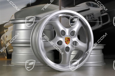 17" Felgensatz CUP II, 7J x 17 ET55 + 8J x 17 ET70, für Winterbetrieb (C2/C4/Targa)