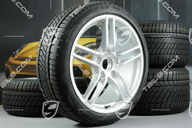 19" Komplet kół zimowych Carrera, felgi 8,5J x 19 ET54 + 11J x 19 ET48 + opony zimowe Continental 235/40 R19 + 295/35 R19, bez czujników ciśnienia