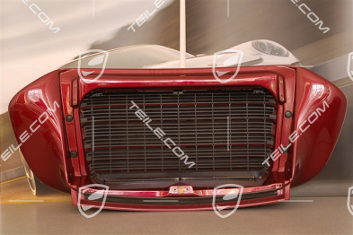 Turbo rear spoiler, incl. rear bonnet (engine lid), set incl. grille and all attachment parts