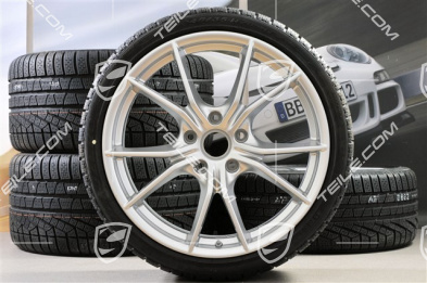 20-inch winter wheels set Carrera S (IV), rims 8,5J x 20 ET49 + 11J x 20 ET56 + Pirelli Sottozero II winter tyres 245/35 R20 + 295/30 R20