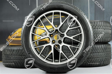 20" "RS Spyder Design" koła zimowe, komplet, felgi 9J x 20 ET26 + 10J x 20 ET19 + NOWE opony zimowe Michelin 265/45 R 20 + 295/40 R 20, z czujnikami ciśnien