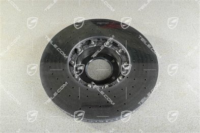 Turbo, PCCB, Ceramiczna tarcza hamulcowa, przednia, pod zacisk czarny / żółty, R