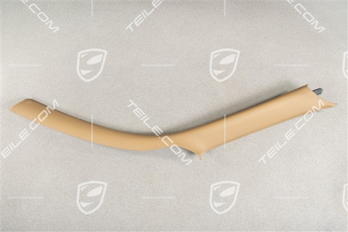 Tapicerka słupka-A, Coupe, Skóra, Sand beige, R