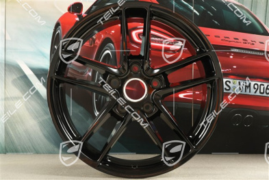 19'' felga Panamera Turbo II 10J x 19 ET61, czarny wysoki połysk