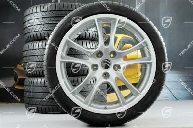 21" komplet kół letnich, Cayenne Sport / GTS, felgi 10J x 21 ET50 + NOWE opony letnie Michelin 295/35 R21