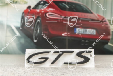 Badge / Emblem GTS, Black matte