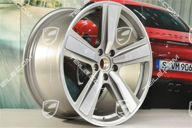 22" Felge Cayenne Exclusive Design Sport, 11,5J x 22 ET61, Platinsilber