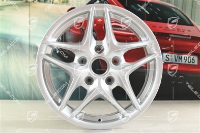 17-inch Boxster III wheel set, front 7J x 17 ET55 + rear 8,5J x 17 ET40