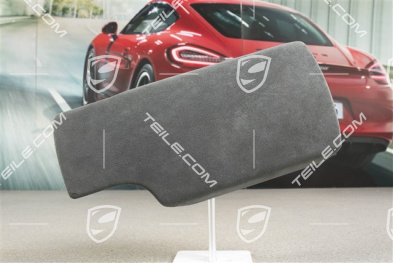 Lid outer, Leather/Alcantara, Black