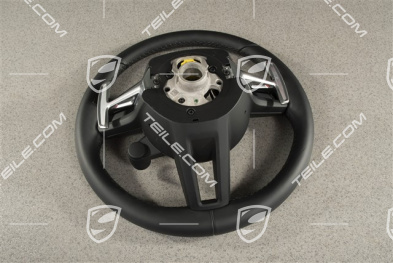 Multifunktionslenkrad, PDK, Sport Chrono Plus, Schwarz