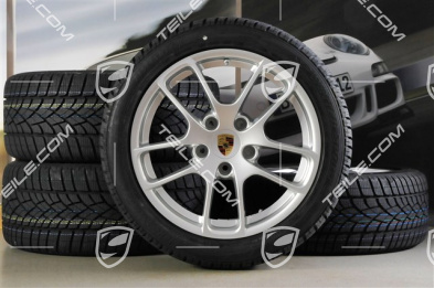 18" Cayman koła zimowe komplet, 8J x 18 ET57 + 9J x 18 ET47 + opony zimowe Dunlop SP Winter Sport 3D 235/45 R18 + 265/45 R18, bez czujników RDK