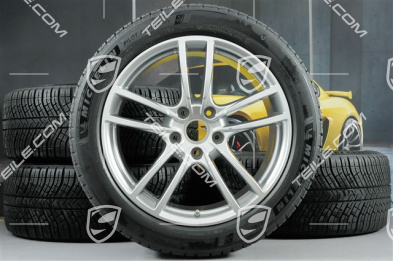 20-inch Cayenne Sport winter wheel set, rims 9J x 20 ET50 + 10,5J x 20 ET64 + Michelin winter tyres 275/45 R20 + 305/40 R20, with TPMS