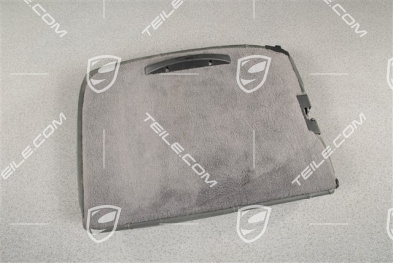 Oparcie tylne, Coupe/Targa, Skóropodobne, Stone grey, R