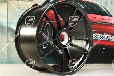 21" Turbo S, Felge, 11,5J x 21 ET67 in Schwarz Seidenmatt